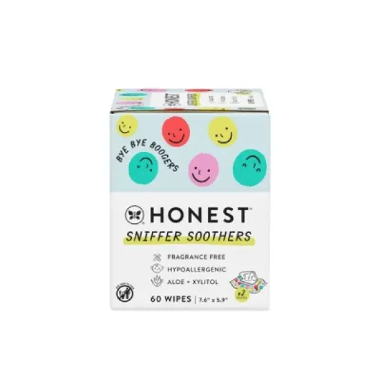 The Honest Company Sniffer Soothers Nose and Face Wipes image {11}