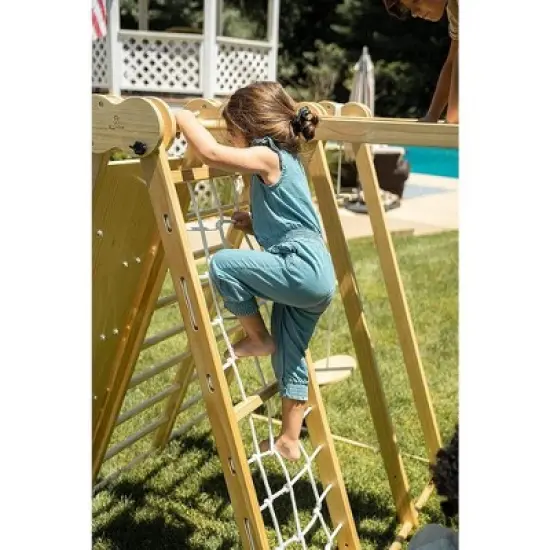 Avenlur Chestnut Foldable Indoor Playground Jungle Gym 7-in-1 Playset image {7}