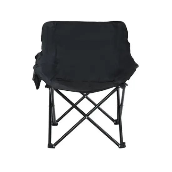 2PCS Outdoor Camping Chairs Folding/Portable, Carry Bag ,Black image {5}