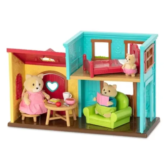 Li'l Woodzeez Townhouse Playset for Figurines Li'l Nextdoor Neighbors image {2}