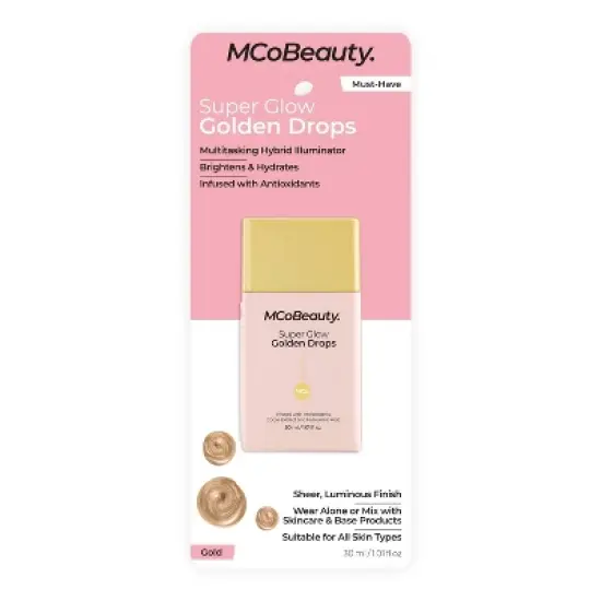 MCoBeauty Super Glow Golden Drops -  1.01 fl oz image {7}