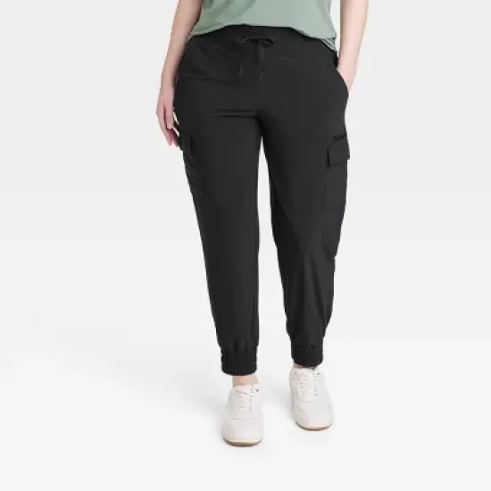 Women's Active Light Mid-Rise Cargo Jogger Pants - All In Motion&trade; image {2}