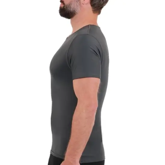 Insta Slim Big and Tall Activewear Compression Crew Neck TA0001BT image {2}