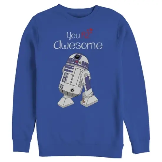 Men's Star Wars Valentine's Day You R2 Awesome Sweatshirt image {3}