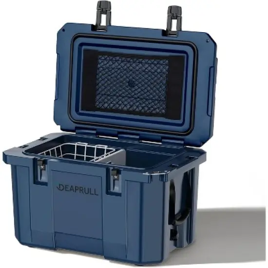 Hooure 60 Quart Cooler with Wheels, Ice Chests Portable Camping Cooler Holds Ice up to 6 Days, Leak-Proof Outdoor Insulated Cooler with Handle image {8}