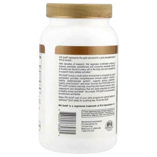 IP-6 International IP6 Gold&reg;, Immune Support Formula, 120 Vegetarian Capsules image {2}