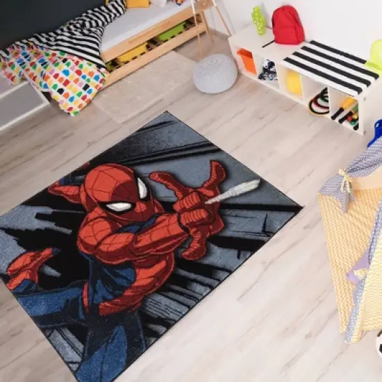 3'x5' Spider-Man Accent Rug image {2}