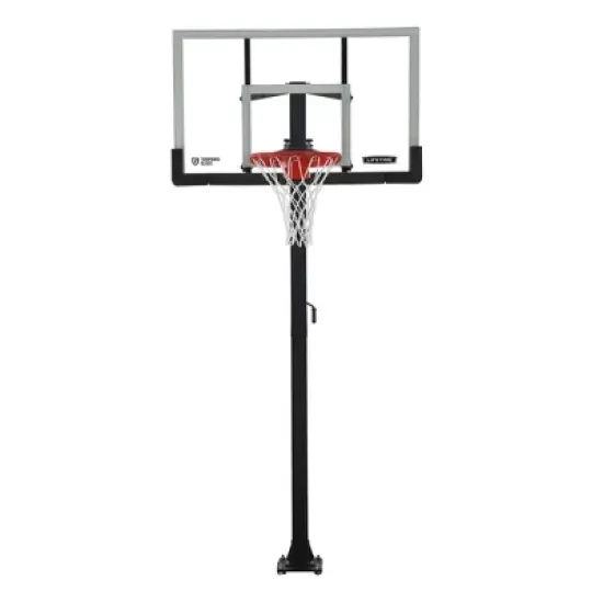 Lifetime 60" Adjustable Bolt Down Basketball Hoop image {10}