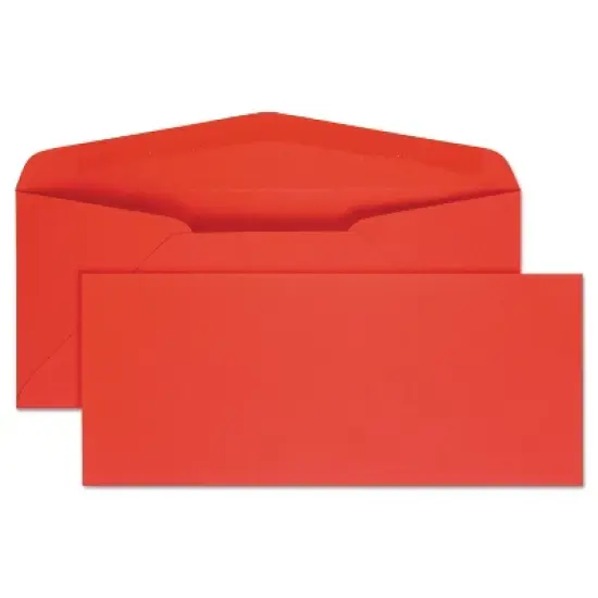 Quality Park Colored Envelope Traditional #10 Red 25/Pack 11134 image {8}
