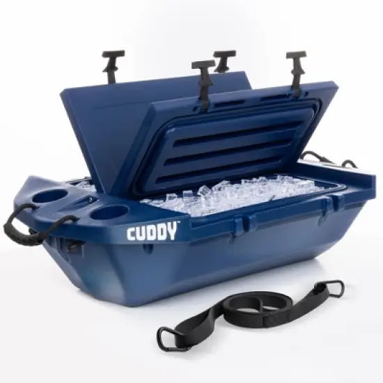 Cuddy Floating Cooler and Dry Storage Vessel - 40QT - Amphibious Hard Shell Design image {7}