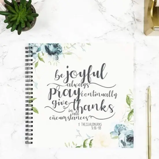 Faithful Finds Prayer Journal, Christian Faith Devotional, Floral Spiritual Spiral Bound Bible Journal for Women (8.8 x 8.5 Inches) image {1}