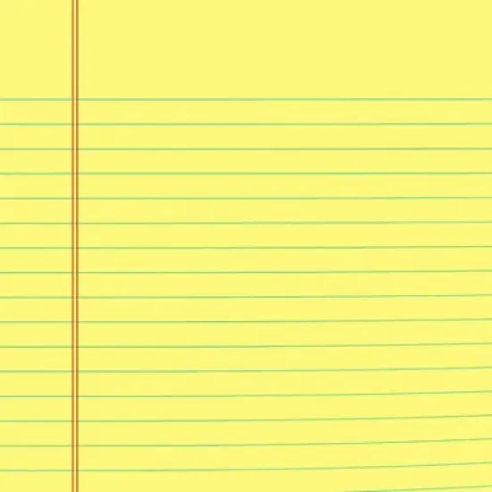 C-Line&reg; Legal Pad, Wide Ruled, Yellow, 50 Sheets, Pack of 12 image {3}
