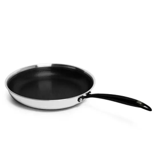 Lexi Home Tri-ply 10" Stainless Steel Scratch Resistant Nonstick Frying Pan image {4}