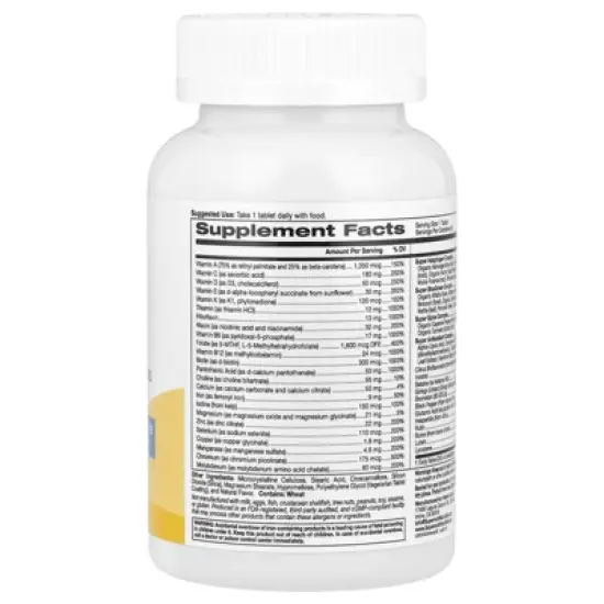 Super Nutrition SimplyOne&reg;, Men&rsquo;s Multivitamin + Super Complexes with Vitamin C + Super Adaptogen Complex, 90 Tablets image {1}