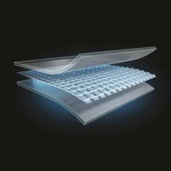 Intex 28451EP PureSpa Plus Greystone Inflatable Square Hot Tub Spa, 94 x 28", and Tablet Mobile Phone Spa Tray Accessory with LED Light Strip, White image {3}