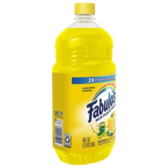 Fabuloso Lemon Scent Multi-Purpose Cleaner - 2X Concentrated Formula Floor Cleaner - 56 fl oz image {9}
