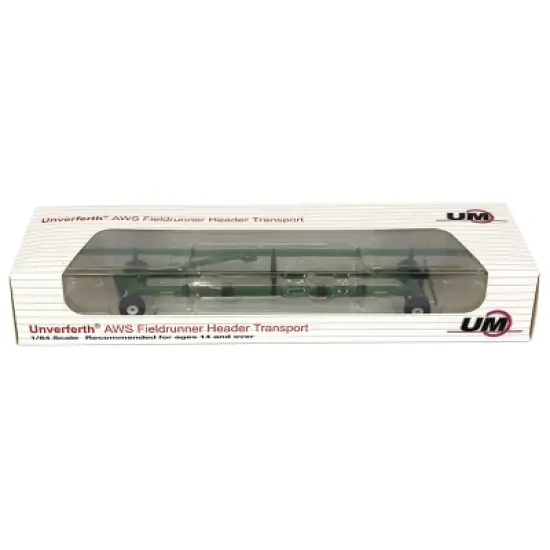 Spec Cast 1/64 Green Unverferth Combine Header Trailer UBC-022 image {4}