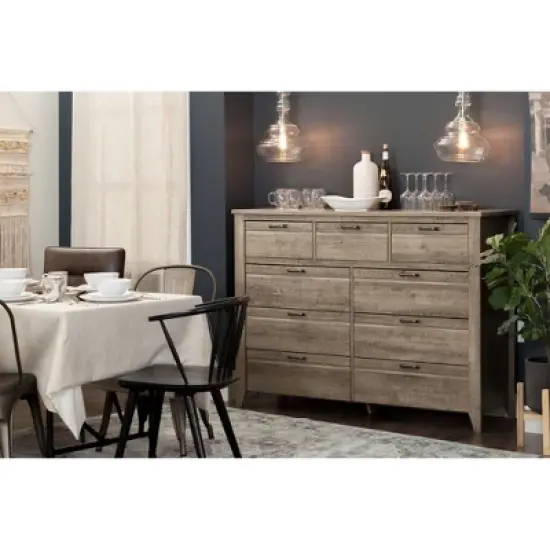 Lionel 9 Drawer Double Dresser - South Shore image {3}