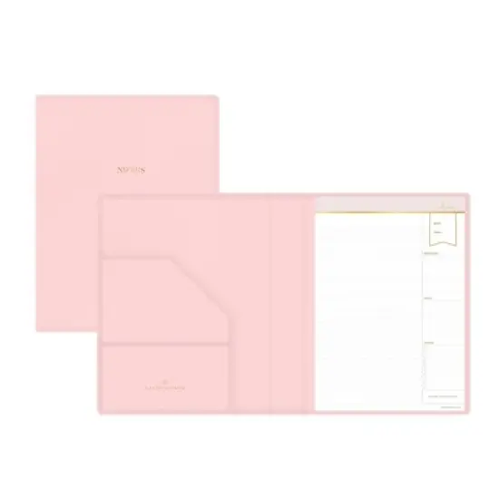 Day Designer Faux Leather Padfolio Blush image {3}