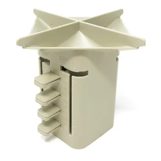 Nadex Coins&trade; 4-Compartment Manual Coin Sorting and Wrapping Organizer in Beige image {4}