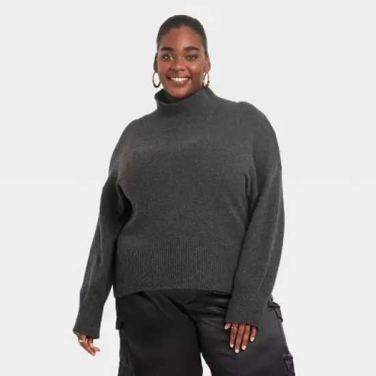 Women's Mock Turtleneck Pullover Sweater - A New Day&trade; image {10}