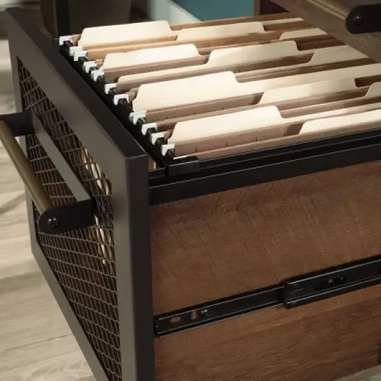 Sauder Briarbrook with Shelf and Drawer Barrel Oak image {6}