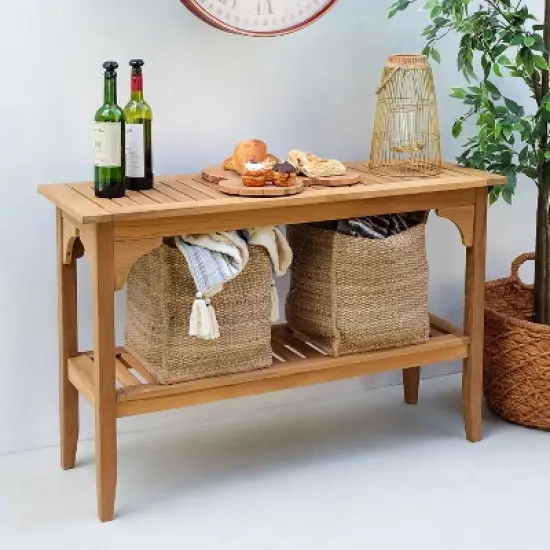 Caterina Teak Patio Buffet and Console Table - Cambridge Casual image {1}