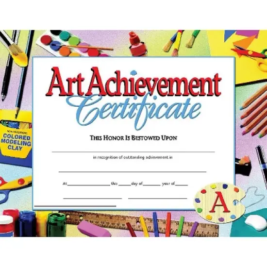 Flipside Hayes Publishing Art Achievement Certificate 30 Per Pack 3 Packs (H-VA670-3) image {1}