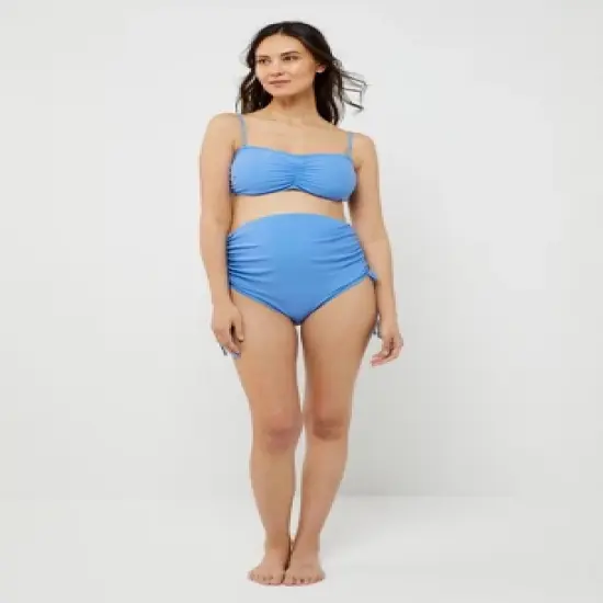 High Waisted 2-Piece Maternity Bikini | A Pea in the Pod image {2}