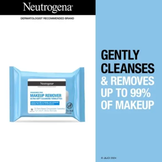 Neutrogena Fragrance Free Makeup Remover Cleansing Towelette Singles - 20ct image {13}