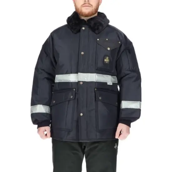 RefrigiWear Iron-Tuff Enhanced Visibility Reflective Siberian Workwear Jacket image {6}