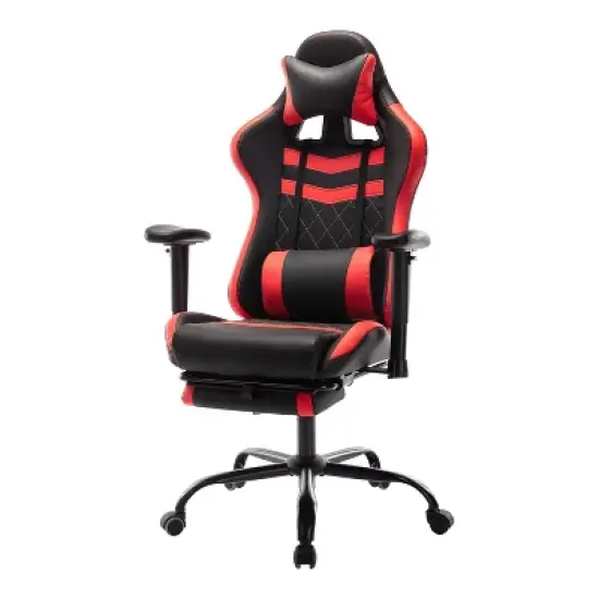 Finn Racing Adjustable Pillow and Leg Support Gaming Chair - miBasics image {1}