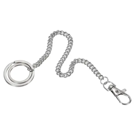 Unique Bargains Detachable Metal Smooth Convenient Keychain Lanyard with Clasps image {5}