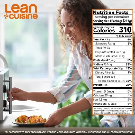 Lean Cuisine Frozen Orange Chicken Microwave Meal - 10oz image {4}