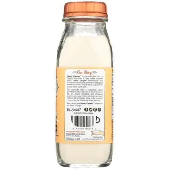 Leaner Creamer Caramel Coconut Oil Creamer - Case of 6/9.87 oz image {2}