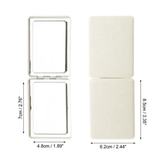 Unique Bargains Rectangle Makeup Mirror 1 Pc image {1}