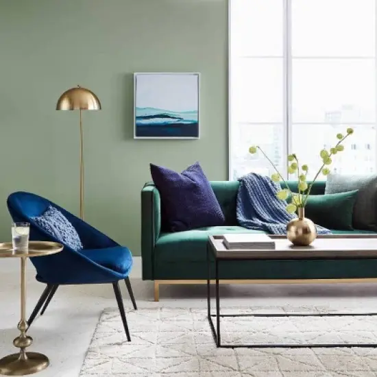Londonberry Turned Accent Table Brass - Threshold image {3}