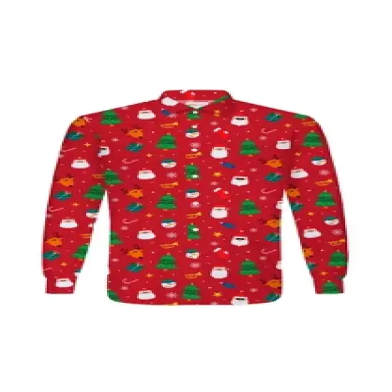 OppoSuits Teen Boys Christmas Shirt - Festivity Red image {2}