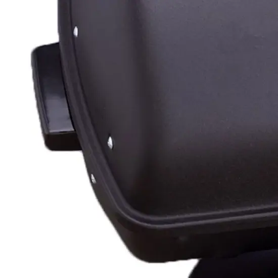 MECO Americana 1500W Portable Utility Tabletop Outdoor Electric Pedestal Grill with Thermostatic Control for Picnics, Camping, and Tailgating, Black image {2}