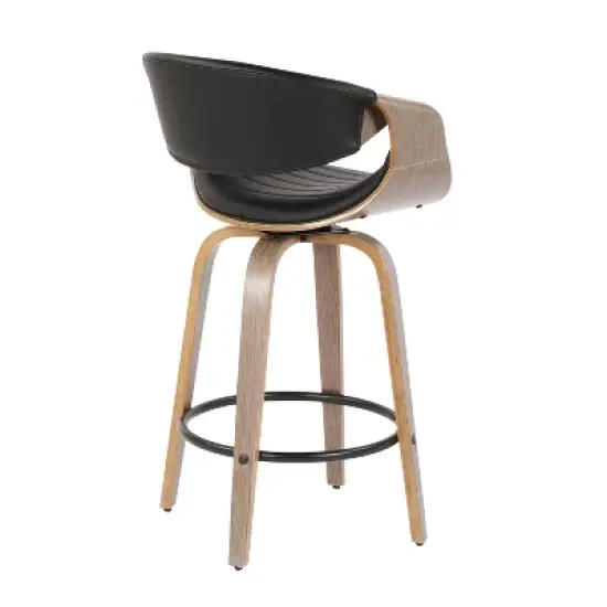 Set of 2 Symphony Upholstered Counter Height Barstools - Lumisource image {3}