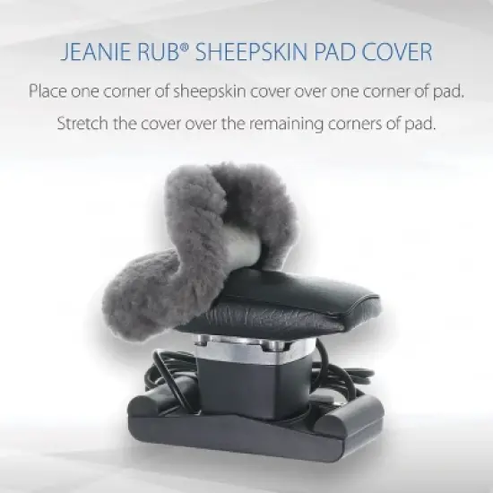 Core Products Sheepskin Pad Cover for Jeanie Rub Massager image {5}