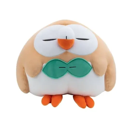Pokemon Rowlet Sleeping Plush Buddy image {1}