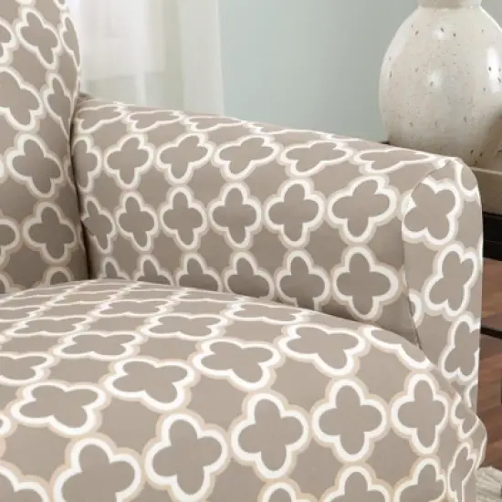 Great Bay Home Stretch Printed Washable Chair Slipcover image {2}