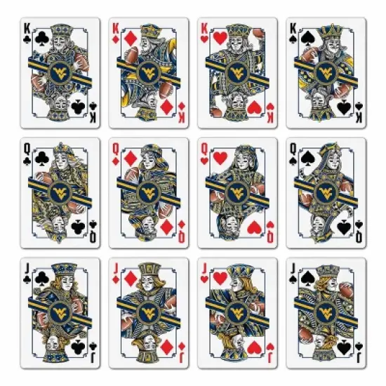NCAA West Virginia Mountaineers Classic Series Playing Cards: Cardstock Paper, Ages 10+ image {1}