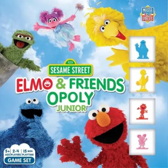 MasterPieces Kids & Family Board Games Sesame Street Elmo & Friends Opoly Junior image {5}