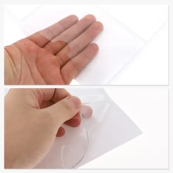 Horizontal Label Holder 5.91"x3.94" Clear 20 Pcs image {2}