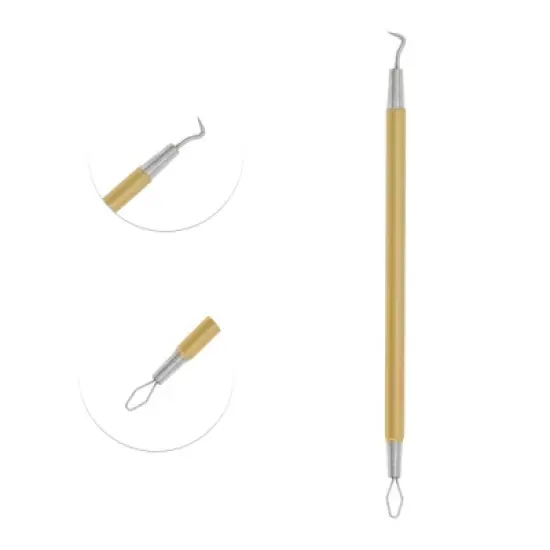Unique Bargains Durable Double Headed Pimple Extractor 1 Pc image {2}