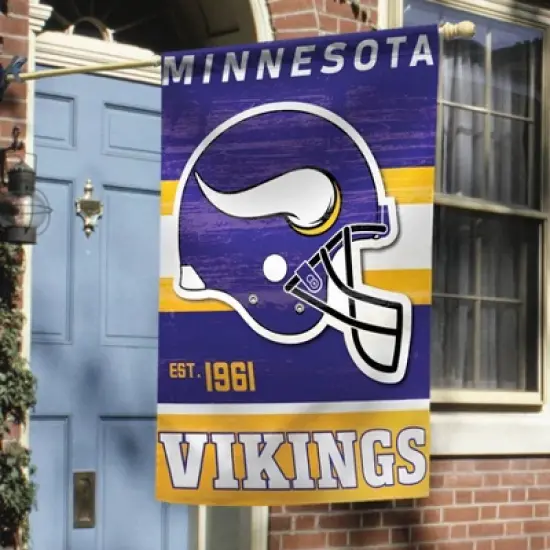 NFL Minnesota Vikings 28"x40" Retro Banner Flag image {3}