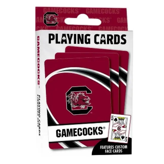 MasterPieces Officially Licensed NCAA South Carolina Gamecocks Playing Cards - 54 Card Deck for Adults image {1}