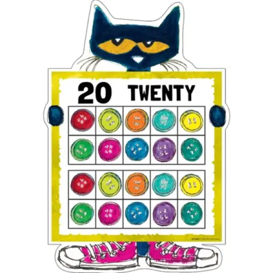 Teacher Created Resources&reg; Pete the Cat&reg; Numbers 0-20 Bulletin Board Set image {2}